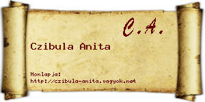 Czibula Anita névjegykártya